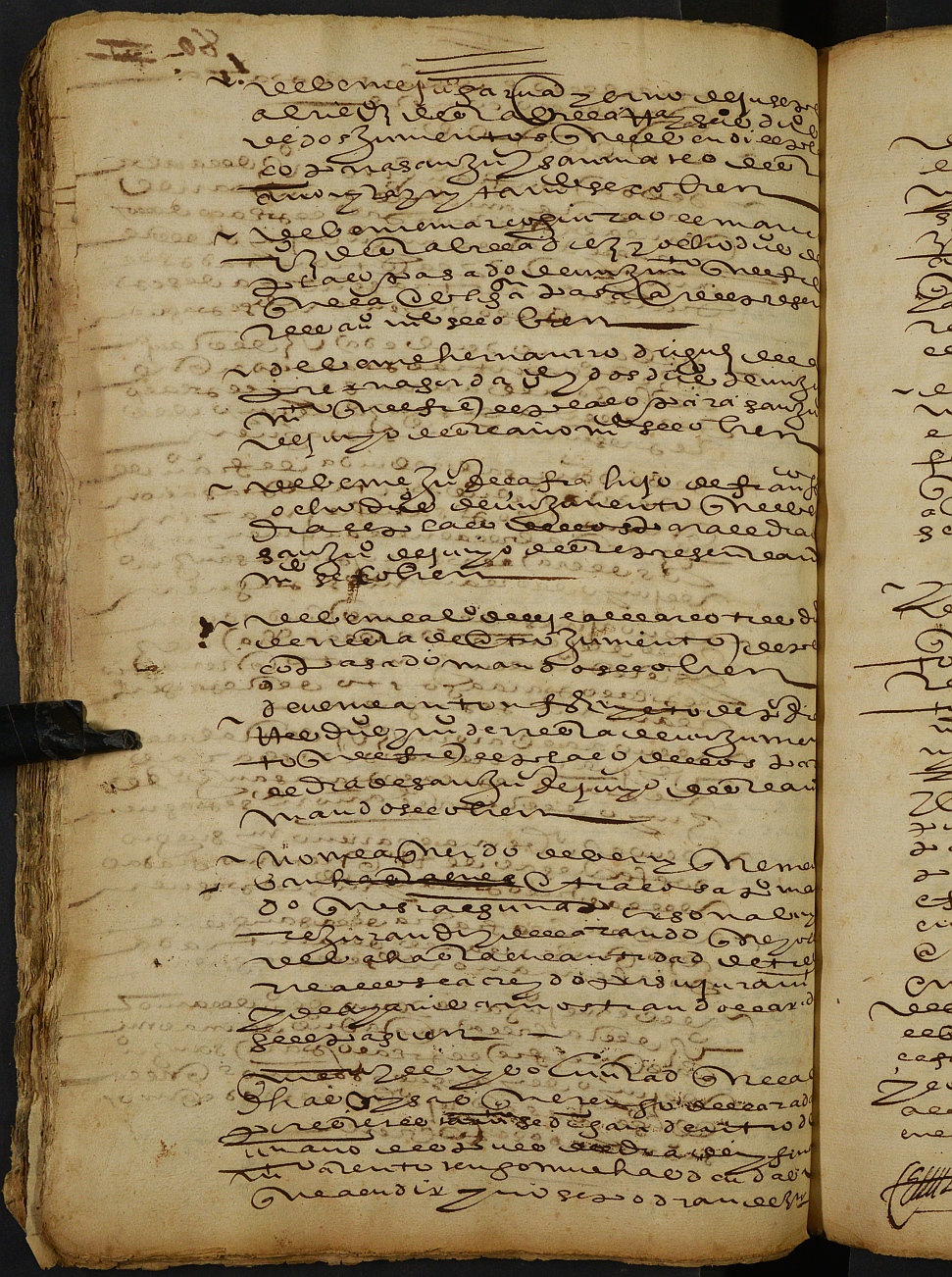 Registro de Antonio Carreño, Cehegín: Testamentos de 1600-1605.
